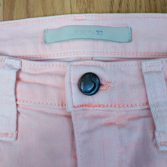 Joe's Jeans Straight Ankle Coral Mist pink crop 25 - Picture 3 of 7